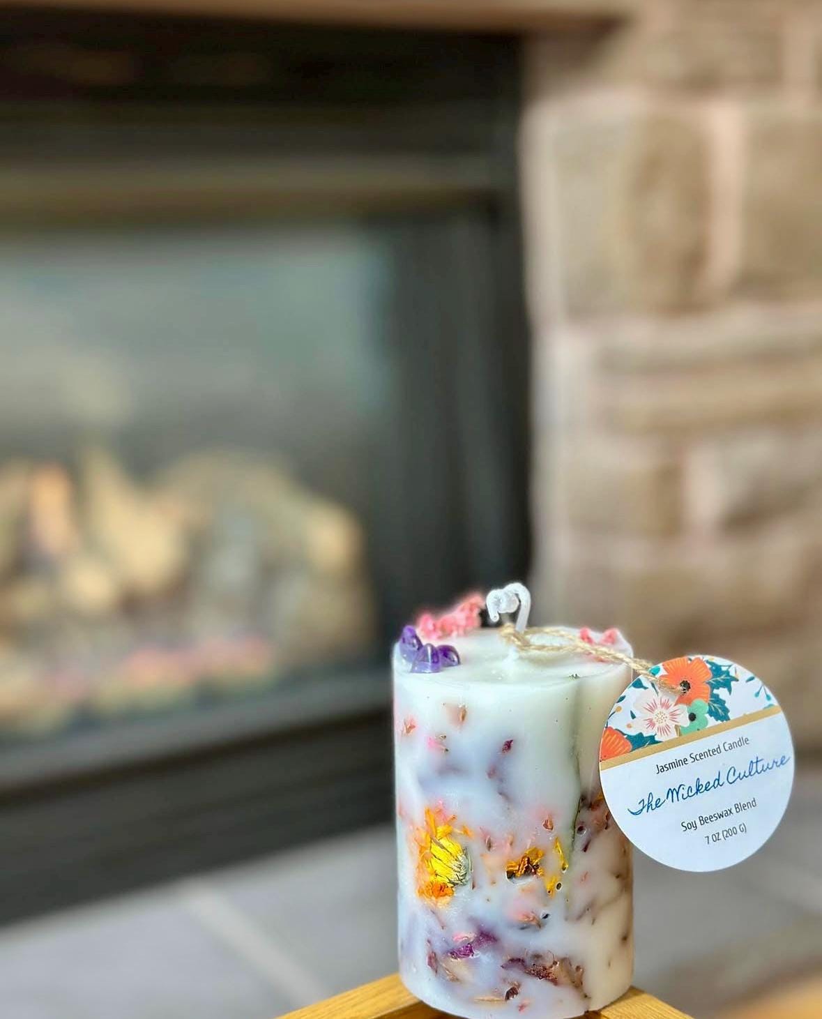 BOTANICAL - Organic Handmade pillar candles